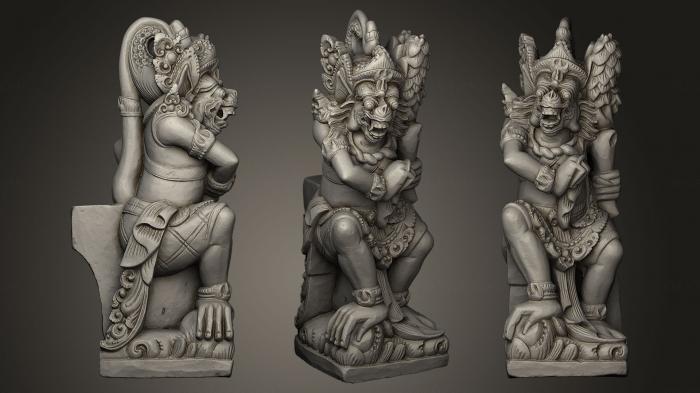 Indian sculptures (STKI_0053) 3D model for CNC machine